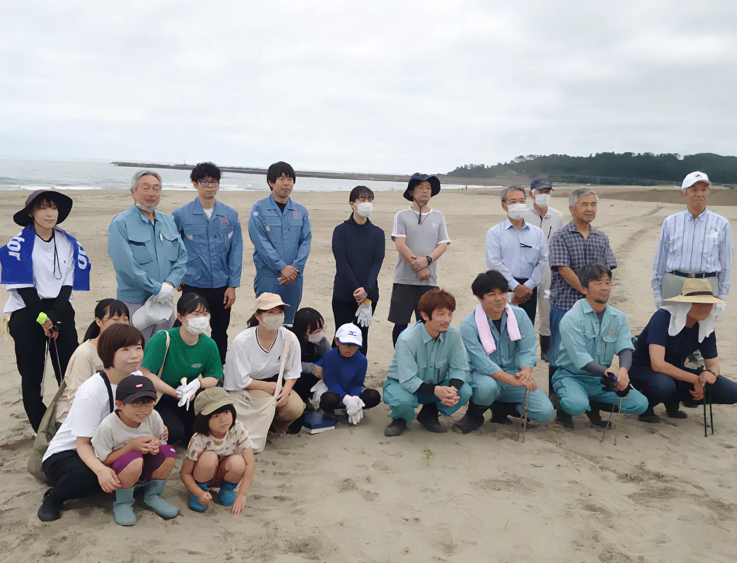 「美しいやまがたの海」クリーンアップ運動（山形県）への参加