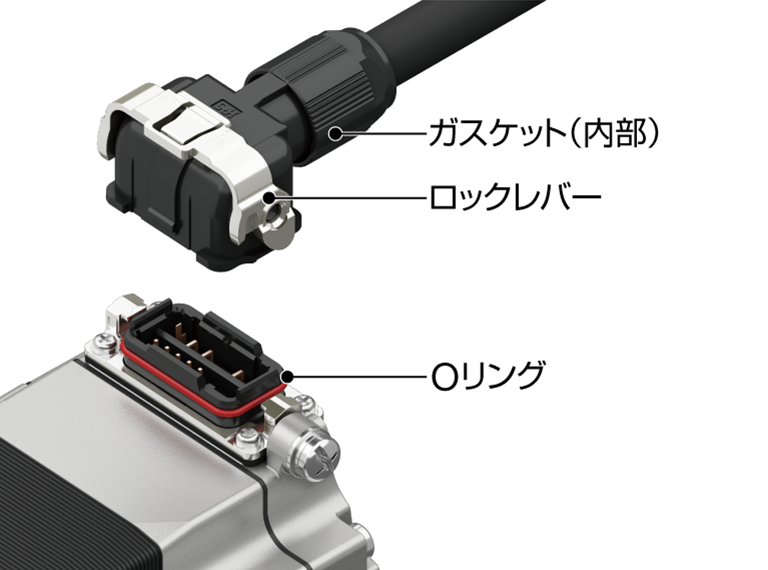 AZコネクタタイプ-接続部構造