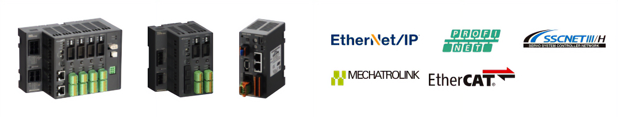 FAネットワーク対応ドライバ　EtherNet/IP、PROFINET、SSCNETⅢ/H、MECHATROLINK-Ⅲ、EtherCAT