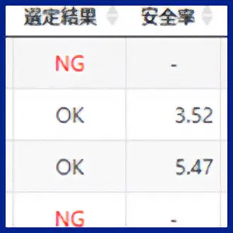 4.選定結果の表示