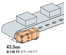装置の省スペース化に貢献