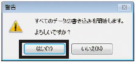 データの書き込み