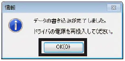 データの書き込み