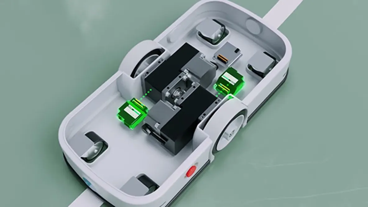 生産性向上に向けた無人搬送車（AGV）の自作に役立つ製品導入事例のイメージ