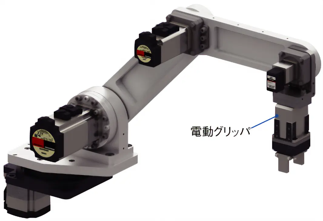 図1　グリッパの用途例（アームロボット）