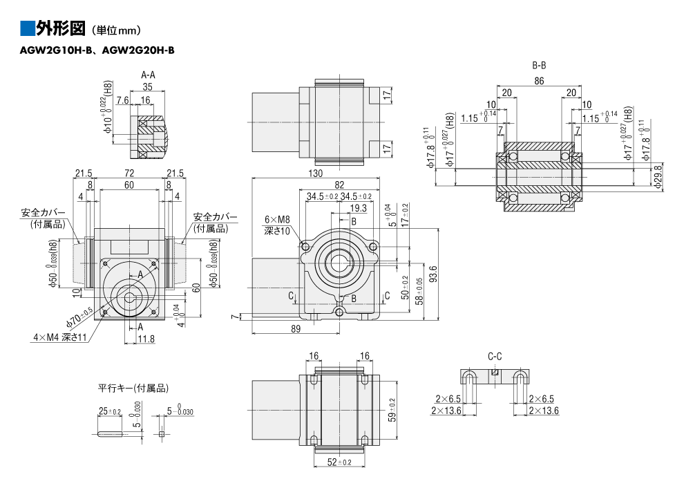 ウォームギヤヘッド