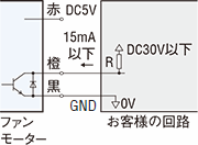 アラーム出力回路接続例