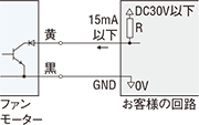 アラーム出力回路接続例