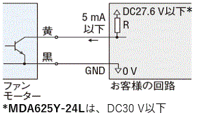 アラーム出力回路接続例